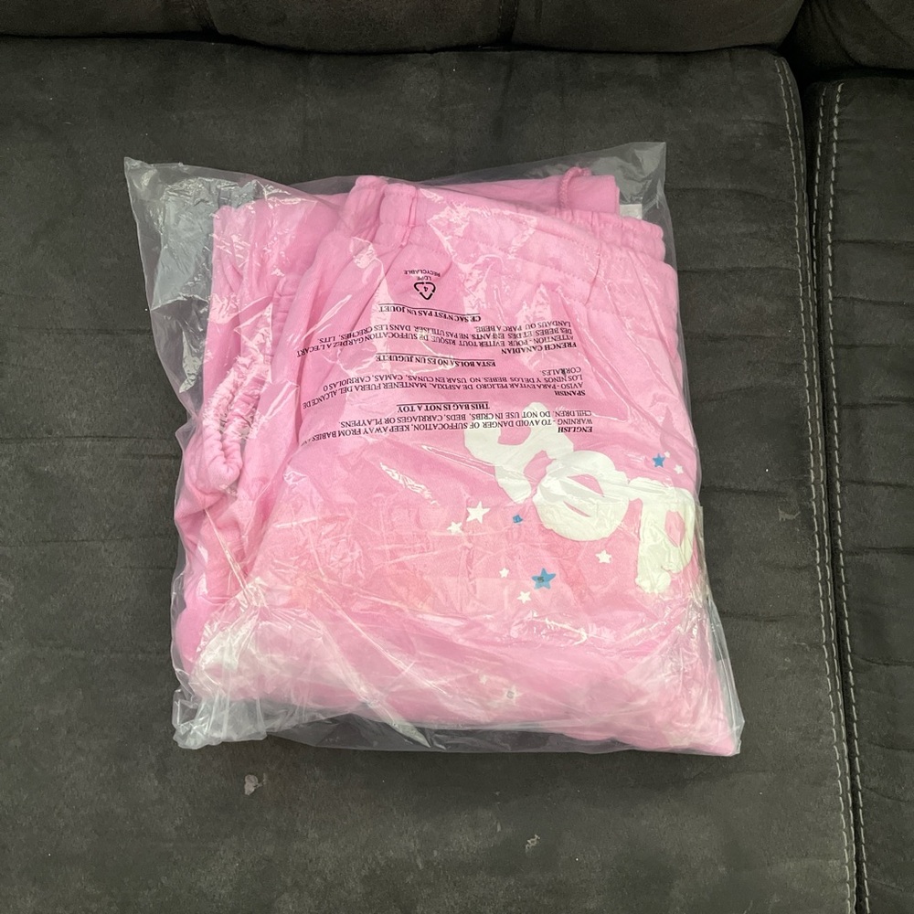 Pink Graphic Sweatpants